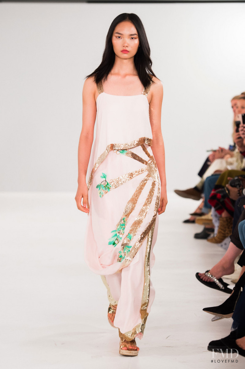 Ling Ling Chen featured in  the Temperley London fashion show for Spring/Summer 2019