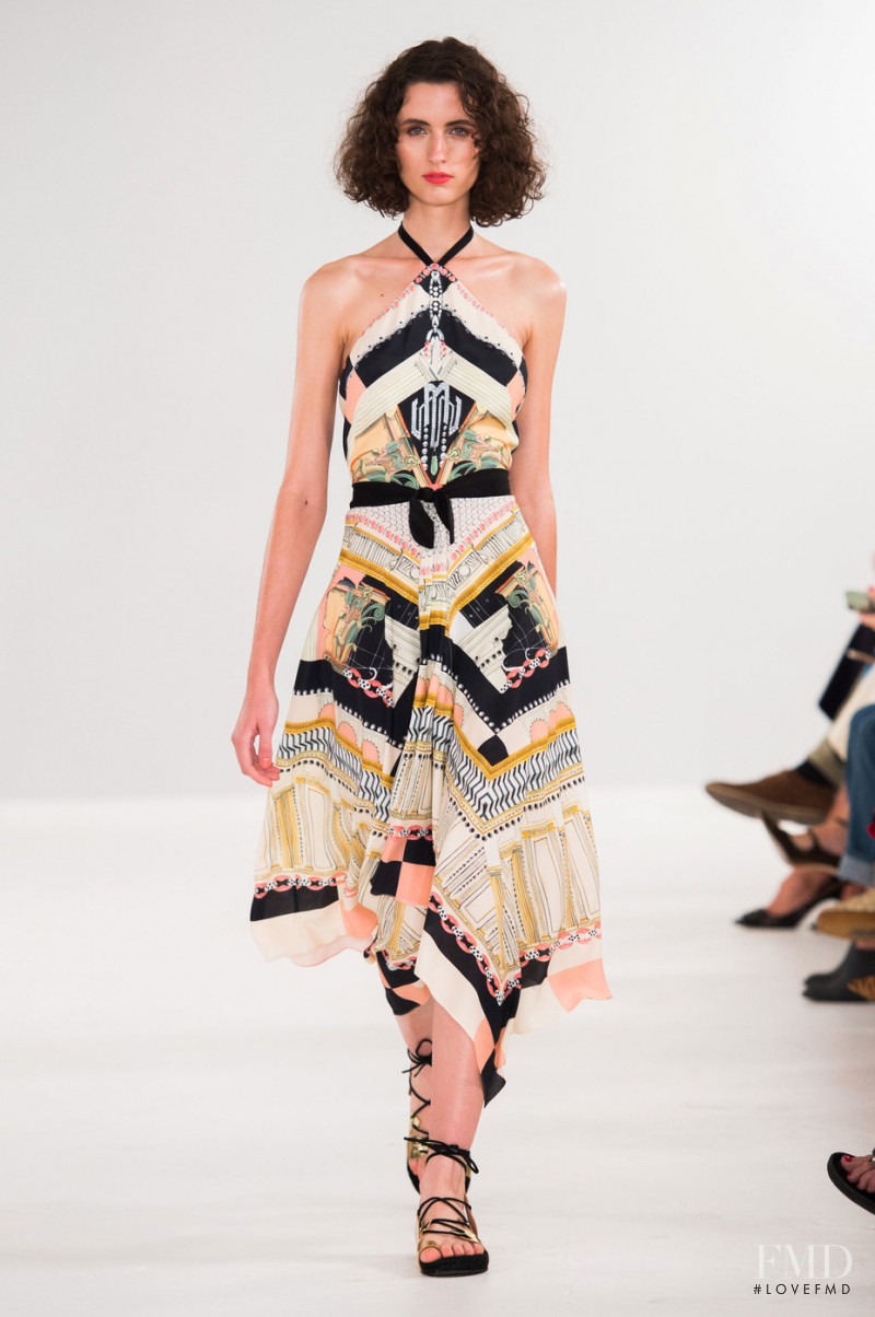 Leila Zandonai featured in  the Temperley London fashion show for Spring/Summer 2019