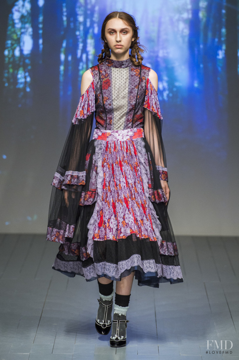 Willow Rose featured in  the Bora Aksu fashion show for Spring/Summer 2019