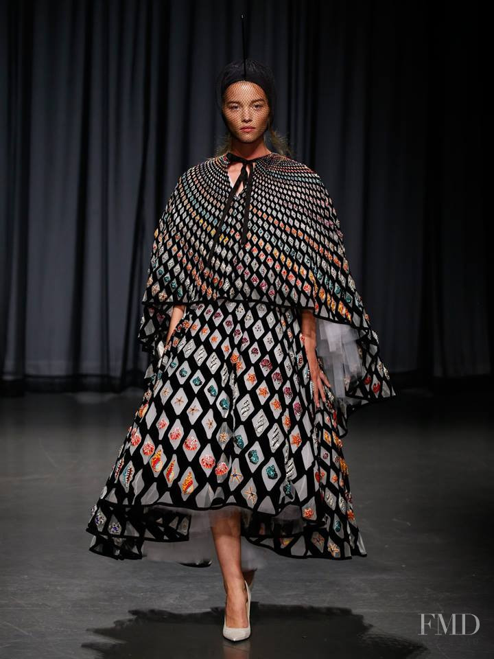 Laurijn Bijnen featured in  the Mary Katrantzou fashion show for Spring/Summer 2019