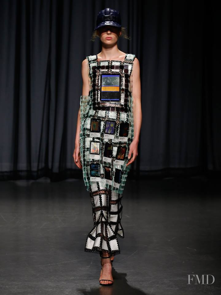 Demy de Vries featured in  the Mary Katrantzou fashion show for Spring/Summer 2019
