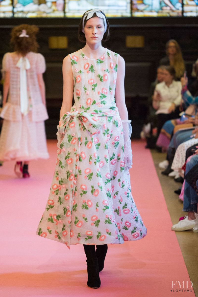 Freya Lawrence featured in  the Ryan Lo fashion show for Spring/Summer 2019