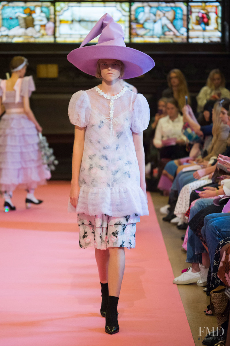 Daisy Huisman featured in  the Ryan Lo fashion show for Spring/Summer 2019