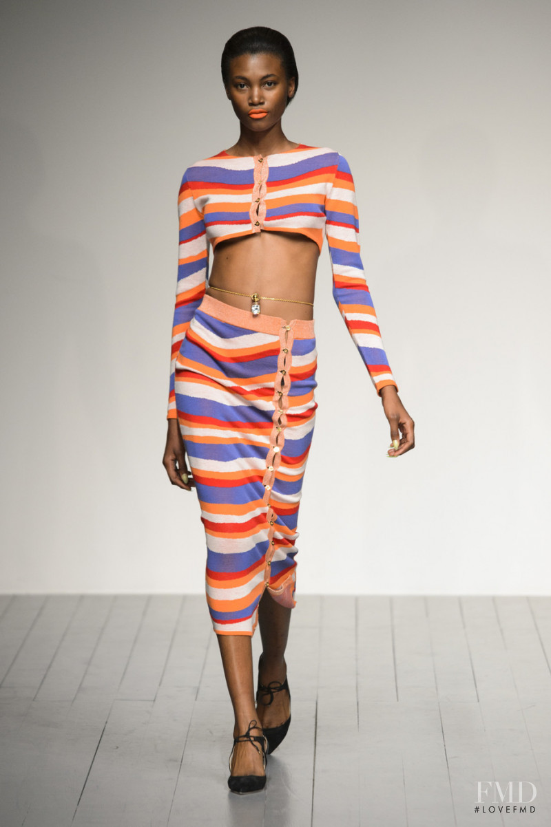 Ruth Akele Ayodele featured in  the Marta Jakubowski fashion show for Spring/Summer 2019