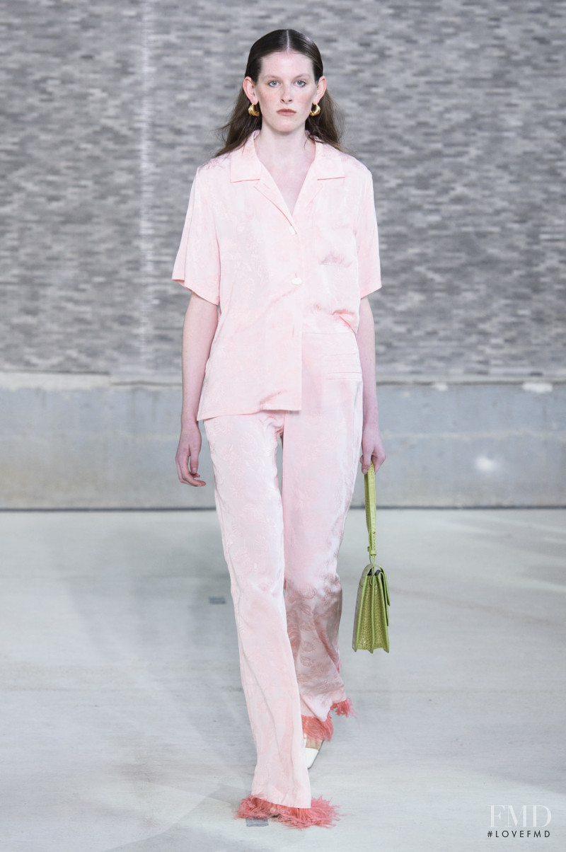 Freya Lawrence featured in  the Rejina Pyo fashion show for Spring/Summer 2019