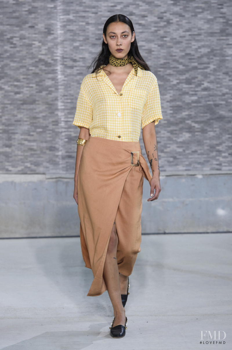 Gaia Orgeas featured in  the Rejina Pyo fashion show for Spring/Summer 2019