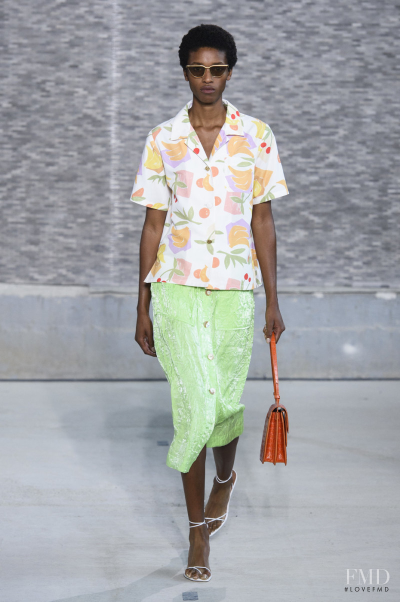 Kathia Nseke featured in  the Rejina Pyo fashion show for Spring/Summer 2019