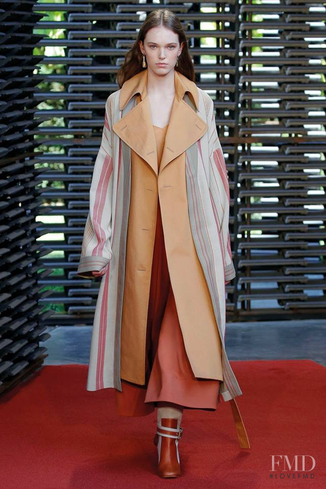 Maaike Straver featured in  the Roksanda Ilincic fashion show for Spring/Summer 2019