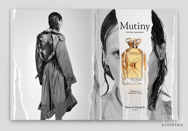 Hanne Gaby Odiele featured in  the Maison Martin Margiela \'Mutiny\' Fragrance advertisement for Autumn/Winter 2018