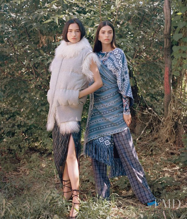 Varsha Thapa featured in  the Prabal Gurung advertisement for Autumn/Winter 2018