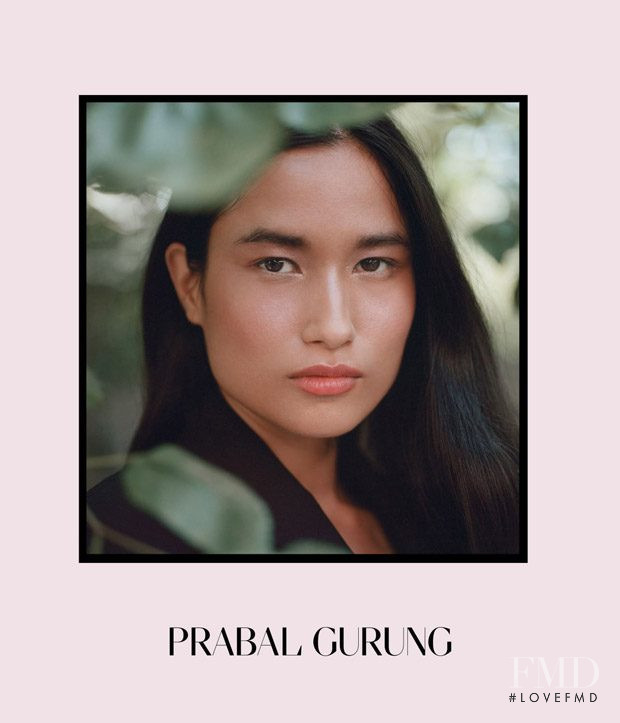 Varsha Thapa featured in  the Prabal Gurung advertisement for Autumn/Winter 2018