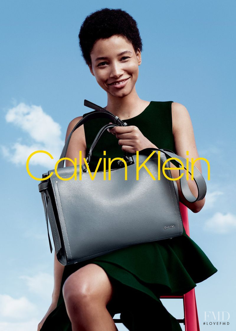 Lineisy Montero featured in  the Calvin Klein advertisement for Autumn/Winter 2018