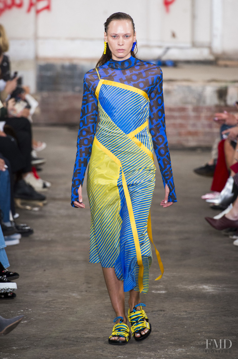 Ineta Sliuzaite featured in  the House of Holland fashion show for Spring/Summer 2019