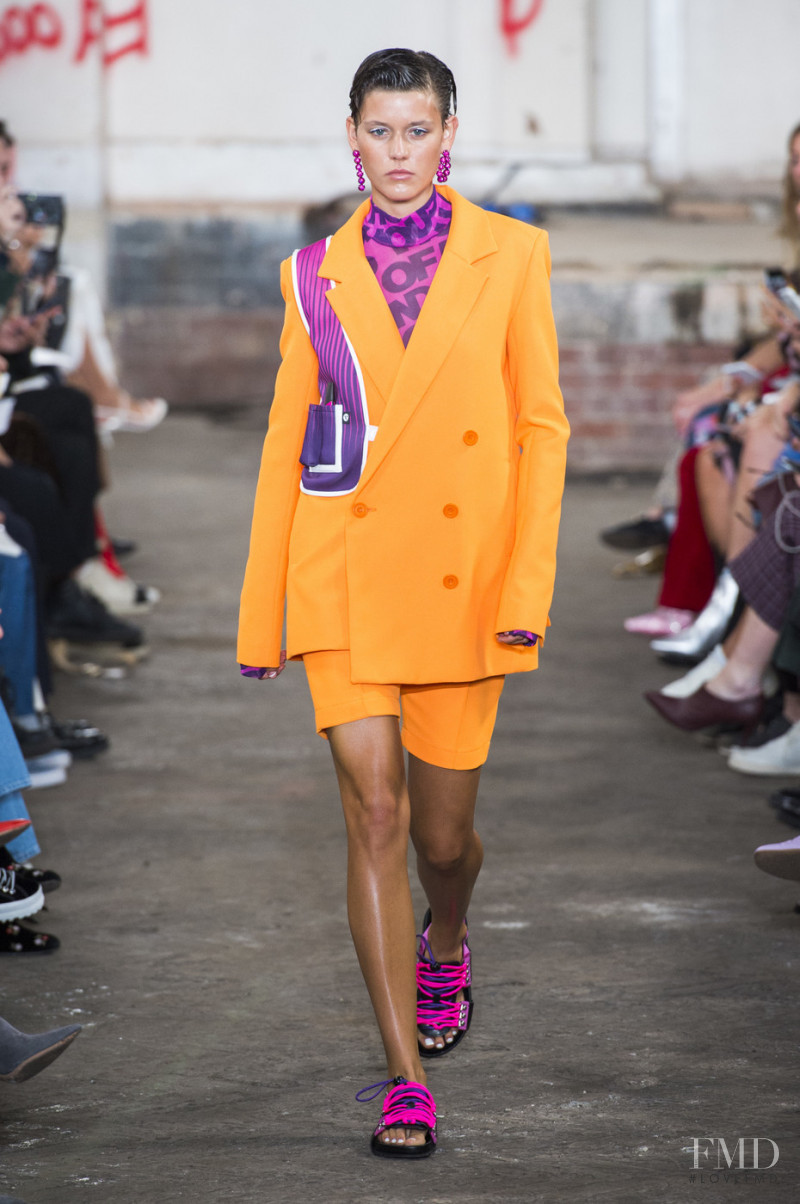 Vivienne Rohner featured in  the House of Holland fashion show for Spring/Summer 2019