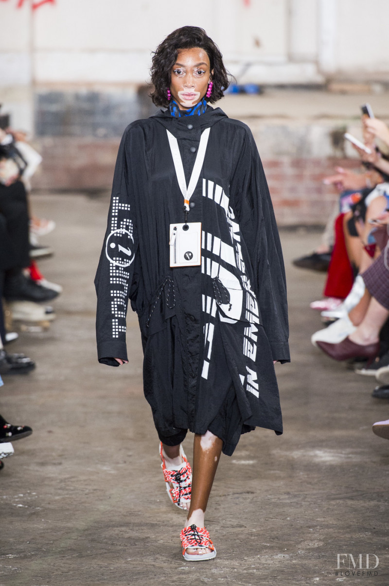 Winnie Chantelle Harlow featured in  the House of Holland fashion show for Spring/Summer 2019