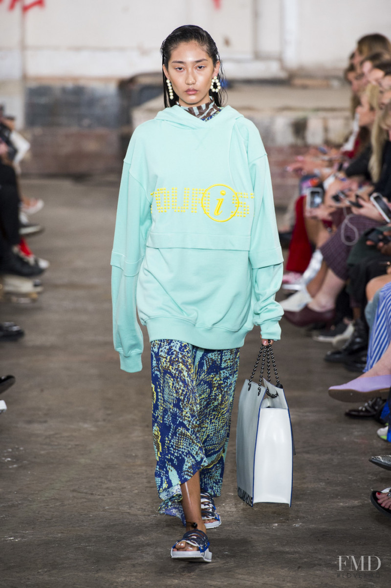 Leah Bing Bin Chen featured in  the House of Holland fashion show for Spring/Summer 2019