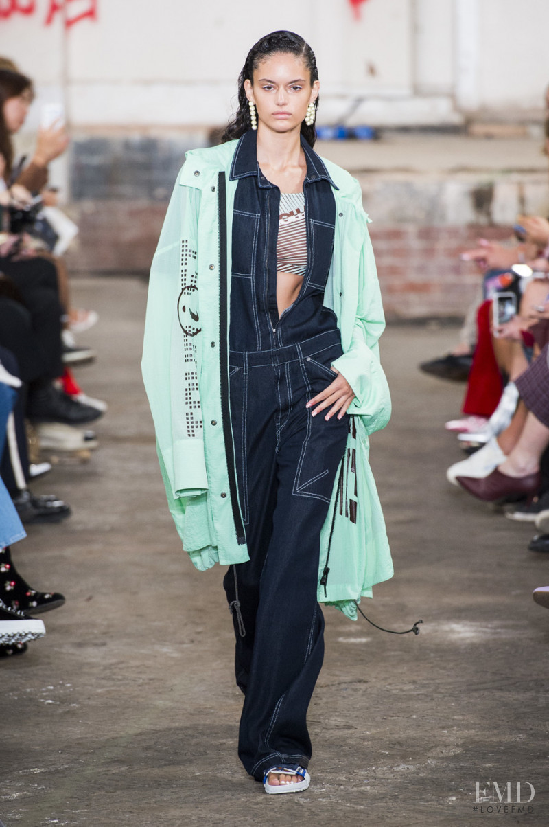 Nikki Vonsee featured in  the House of Holland fashion show for Spring/Summer 2019