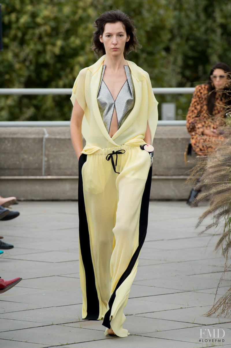 Karolina Laczkowska featured in  the Roland Mouret fashion show for Spring/Summer 2019