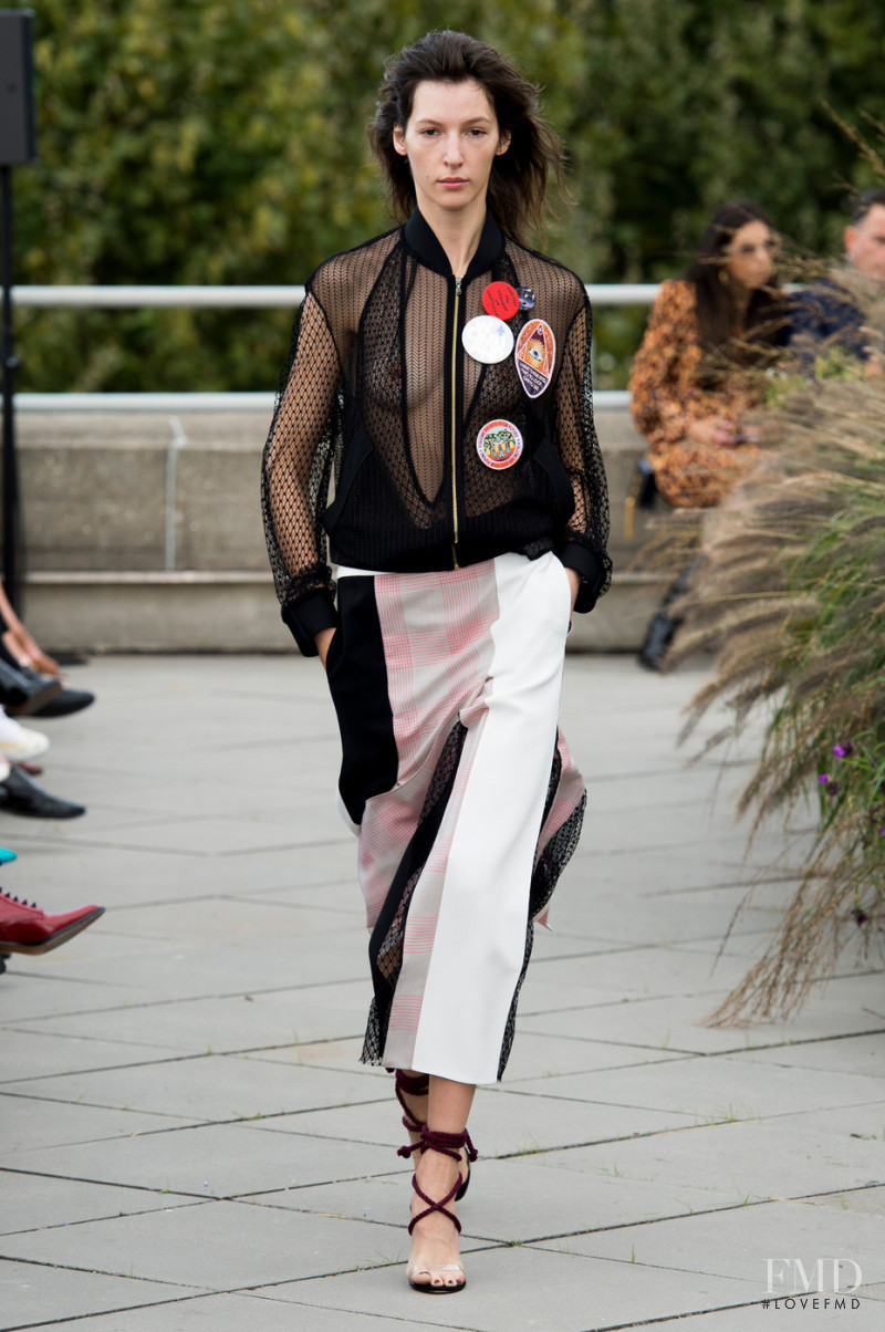 Karolina Laczkowska featured in  the Roland Mouret fashion show for Spring/Summer 2019