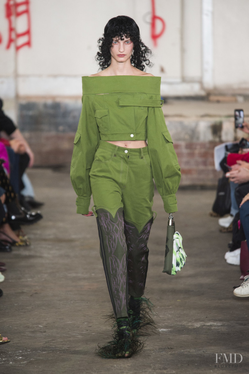 Merle Gerhardy featured in  the Fashion East fashion show for Spring/Summer 2019
