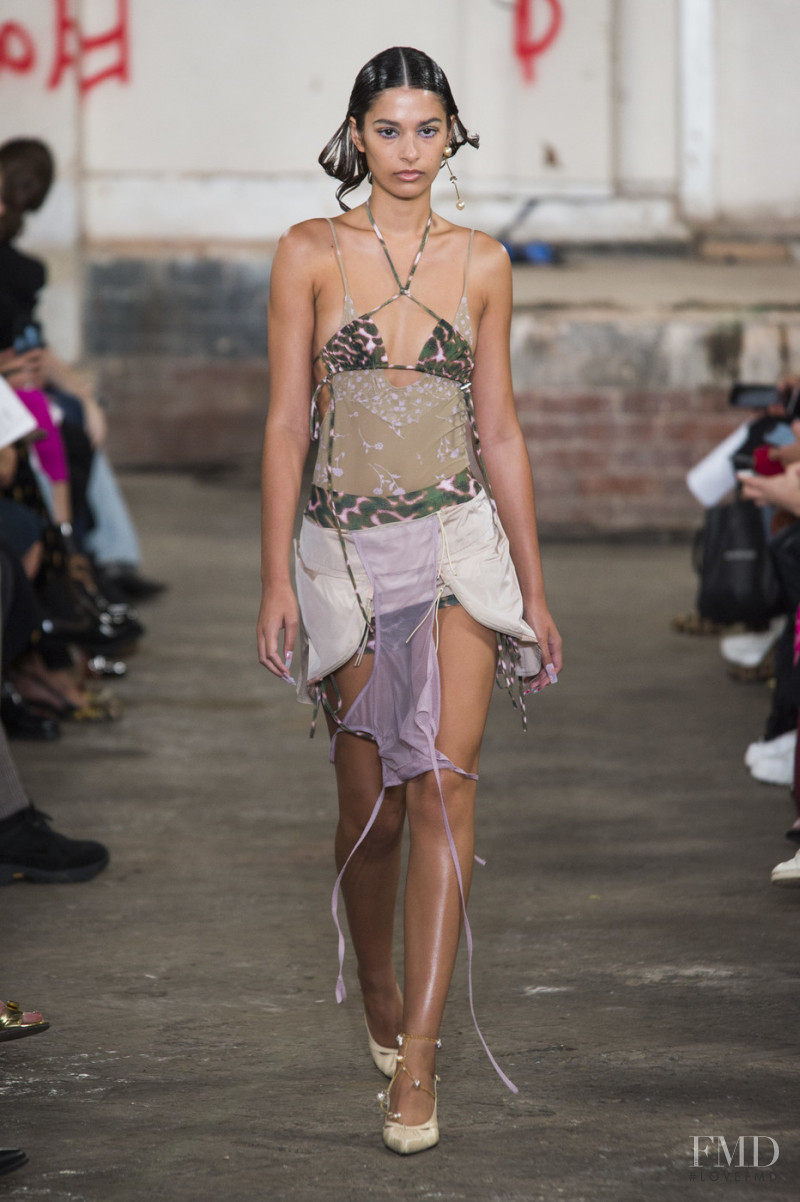 Kaylyn Kanta featured in  the Fashion East fashion show for Spring/Summer 2019
