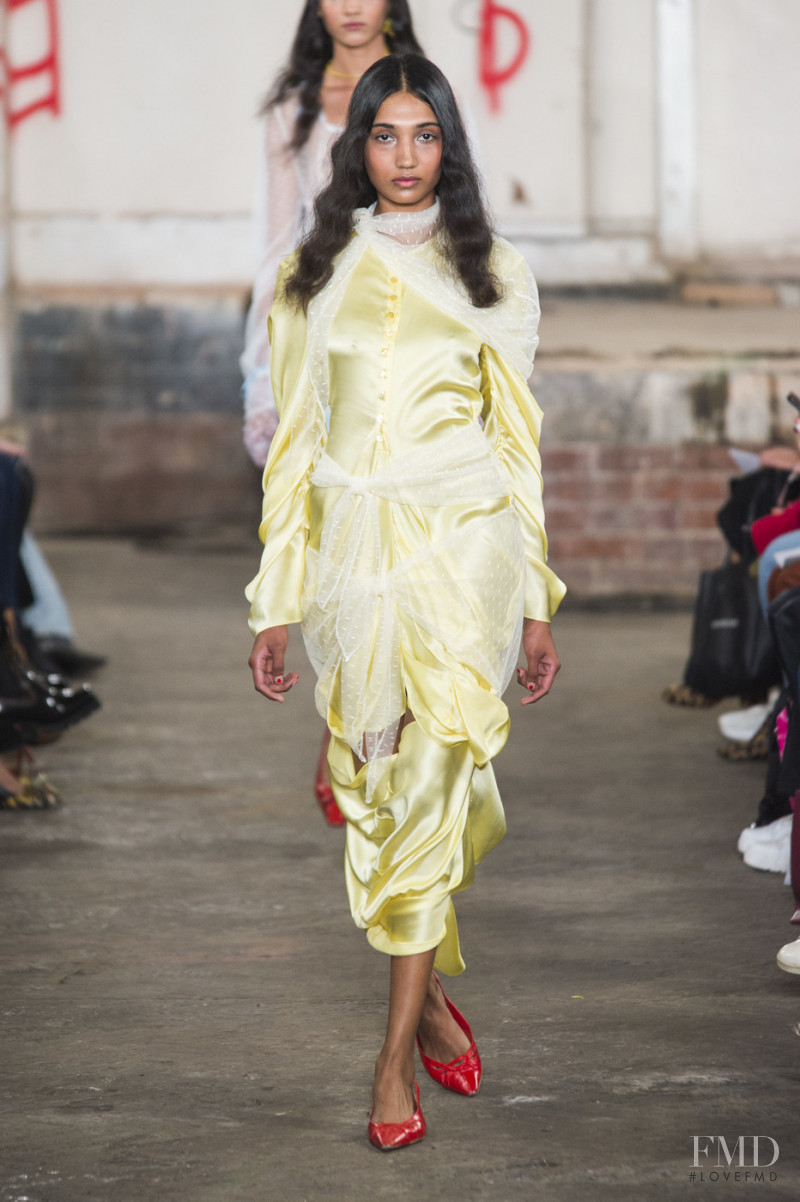 Krithika Reddy featured in  the Fashion East fashion show for Spring/Summer 2019