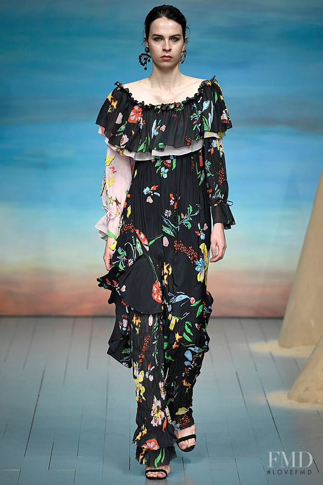 Willy Morsch featured in  the Roberta Einer fashion show for Spring/Summer 2019