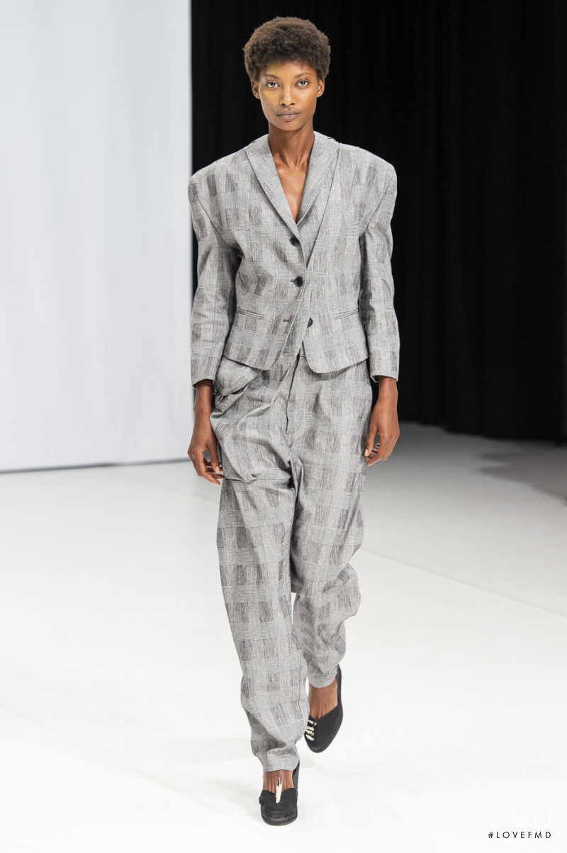Mame Camara featured in  the Hussein Chalayan fashion show for Spring/Summer 2019