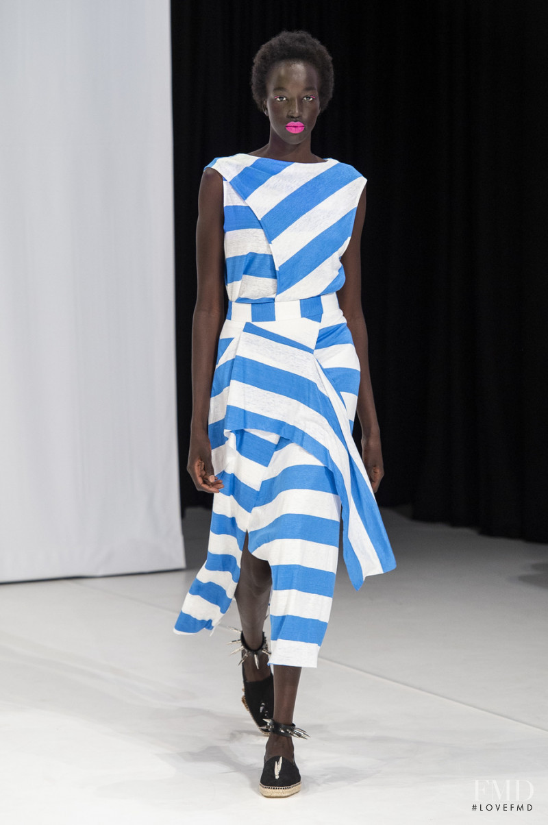 Niko Riam featured in  the Hussein Chalayan fashion show for Spring/Summer 2019