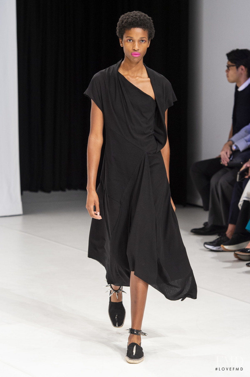 Kathia Nseke featured in  the Hussein Chalayan fashion show for Spring/Summer 2019