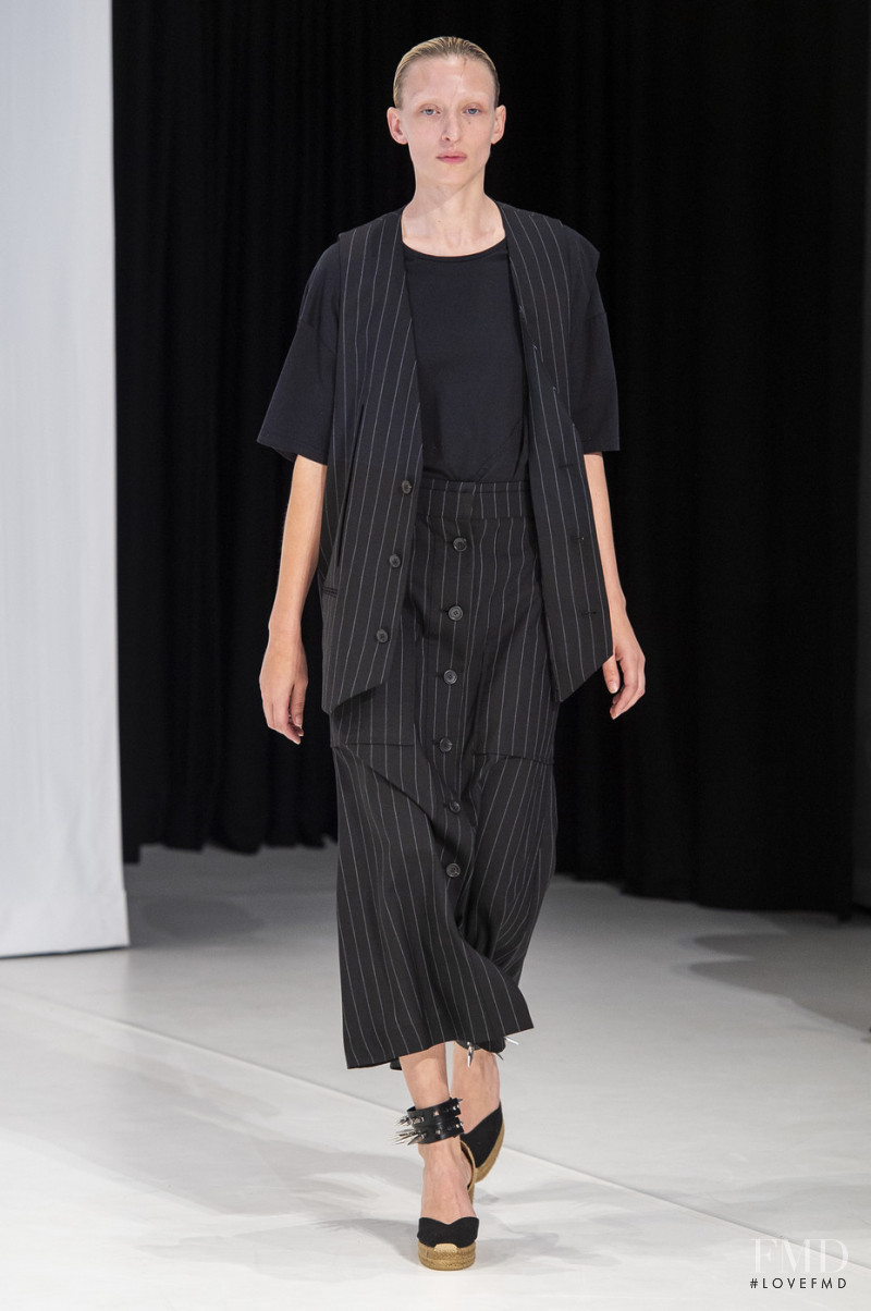 Maggie Maurer featured in  the Hussein Chalayan fashion show for Spring/Summer 2019