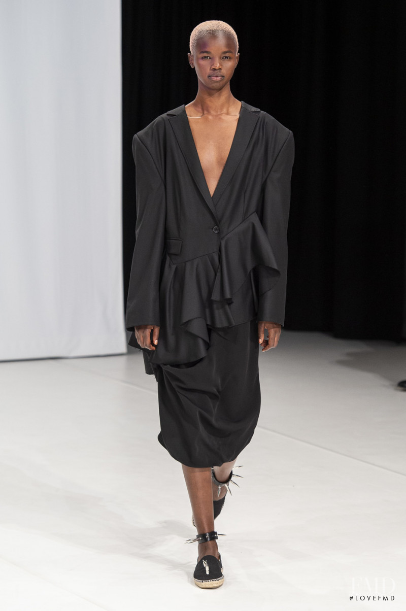 Akiima Ajak featured in  the Hussein Chalayan fashion show for Spring/Summer 2019