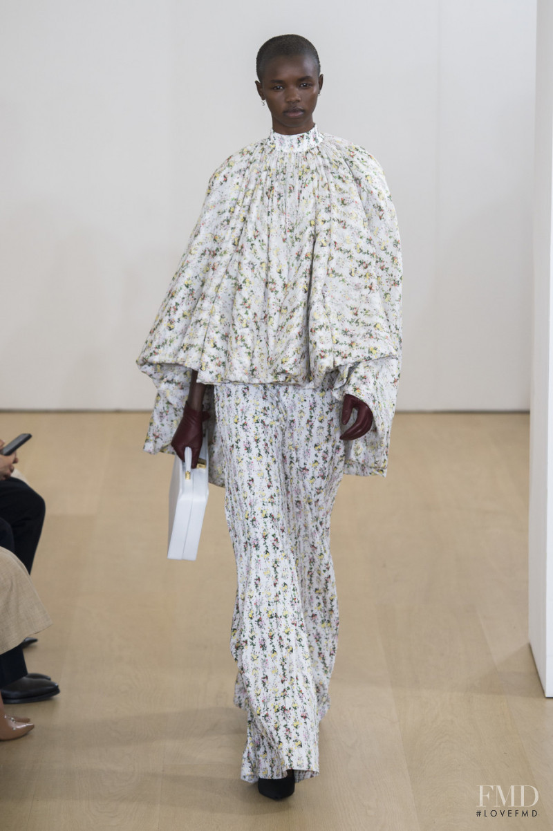 Akiima Ajak featured in  the Emilia Wickstead fashion show for Spring/Summer 2019