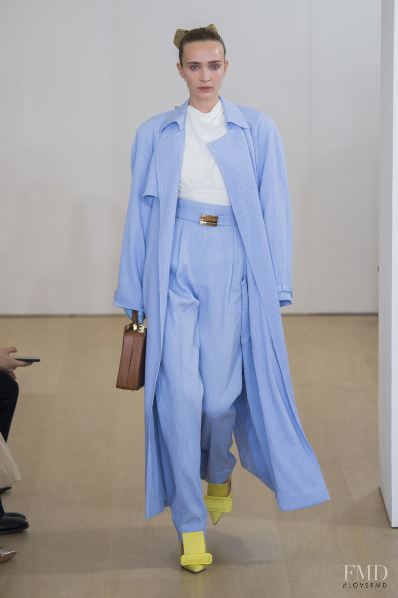 Lynn Palm featured in  the Emilia Wickstead fashion show for Spring/Summer 2019
