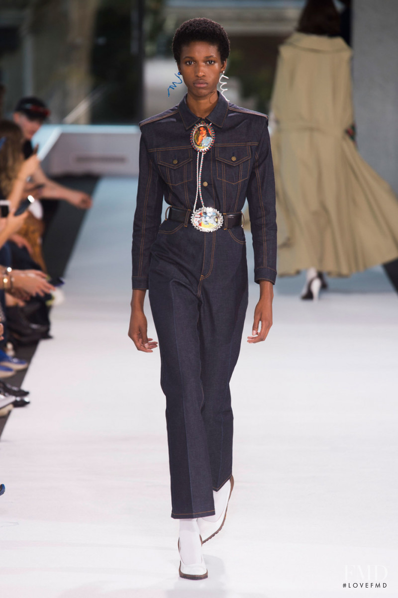 Kathia Nseke featured in  the Toga fashion show for Spring/Summer 2019
