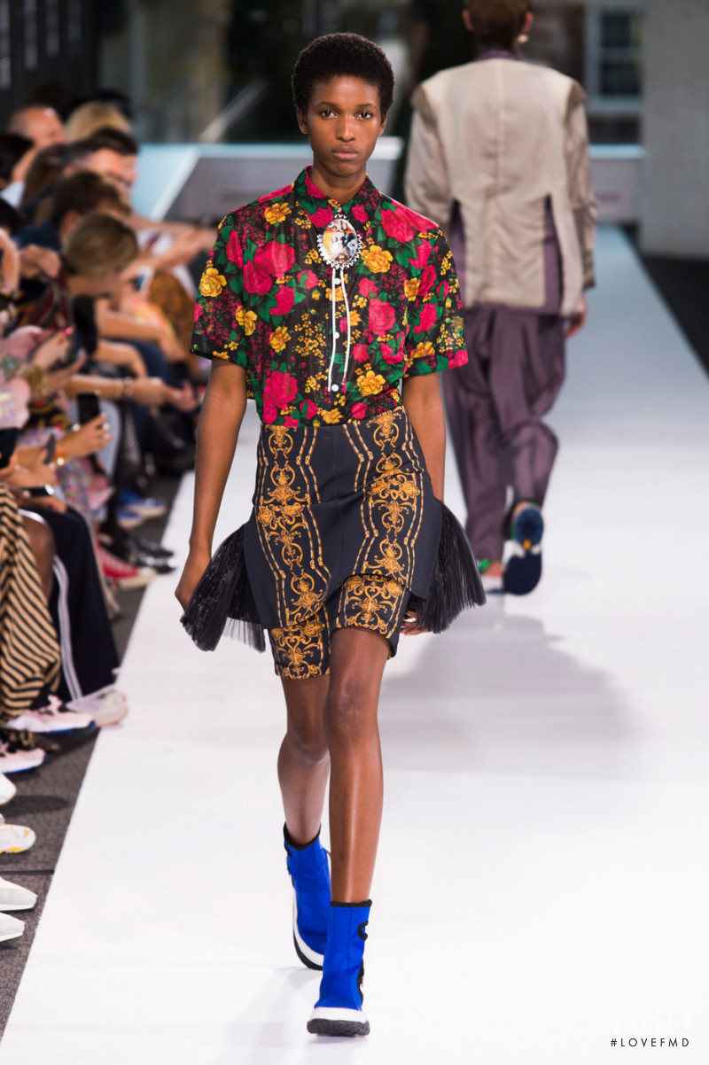 Kathia Nseke featured in  the Toga fashion show for Spring/Summer 2019