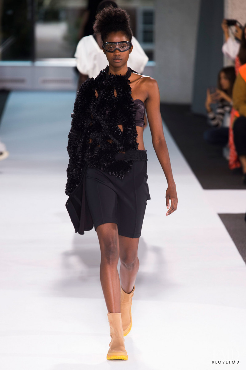 Crystal Noreiga featured in  the Toga fashion show for Spring/Summer 2019