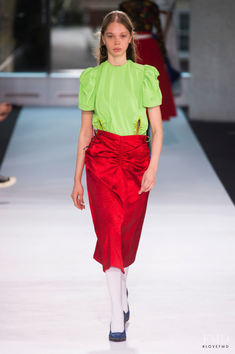 Indira Tamas featured in  the Toga fashion show for Spring/Summer 2019