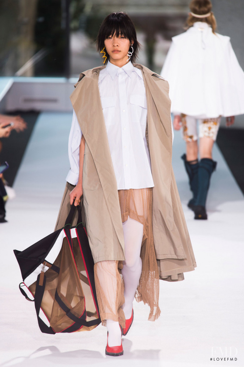 Rui Nan Dong featured in  the Toga fashion show for Spring/Summer 2019