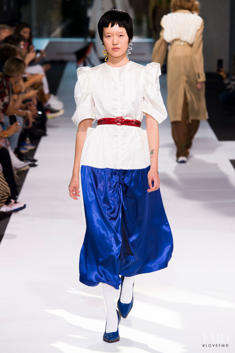 Shujing Zhou featured in  the Toga fashion show for Spring/Summer 2019
