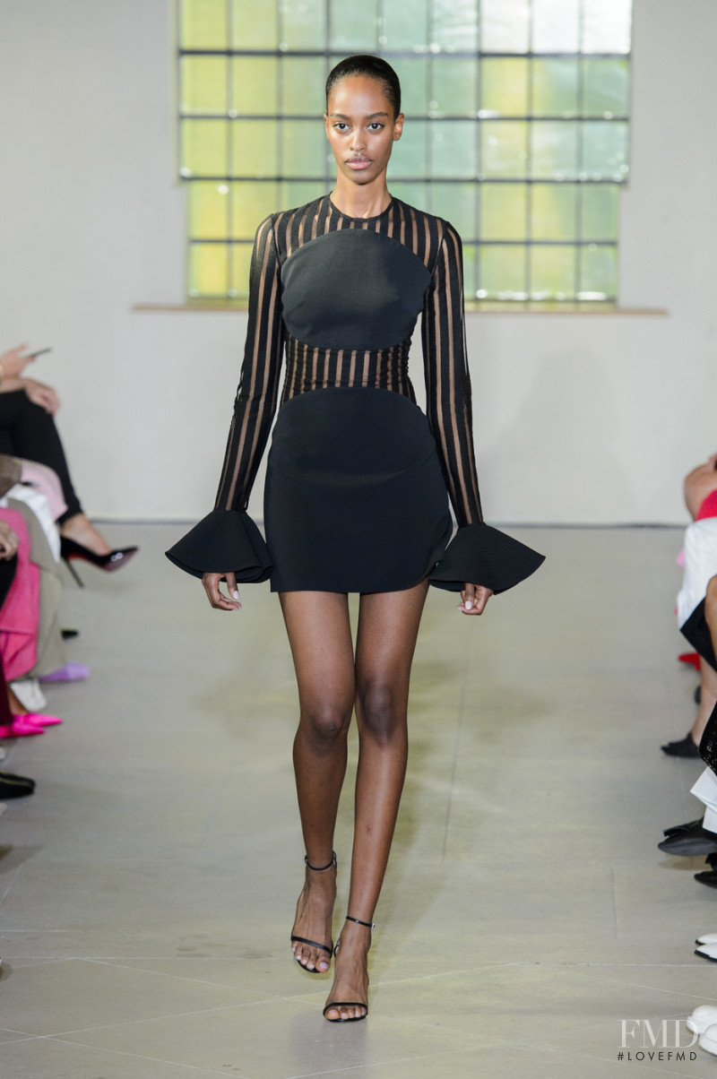 Lalani Ali featured in  the David Koma fashion show for Spring/Summer 2019