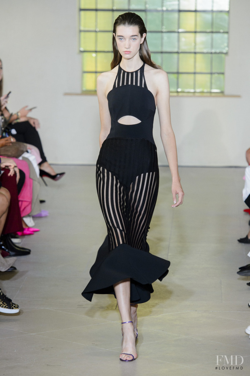 Natalia Trnkova featured in  the David Koma fashion show for Spring/Summer 2019