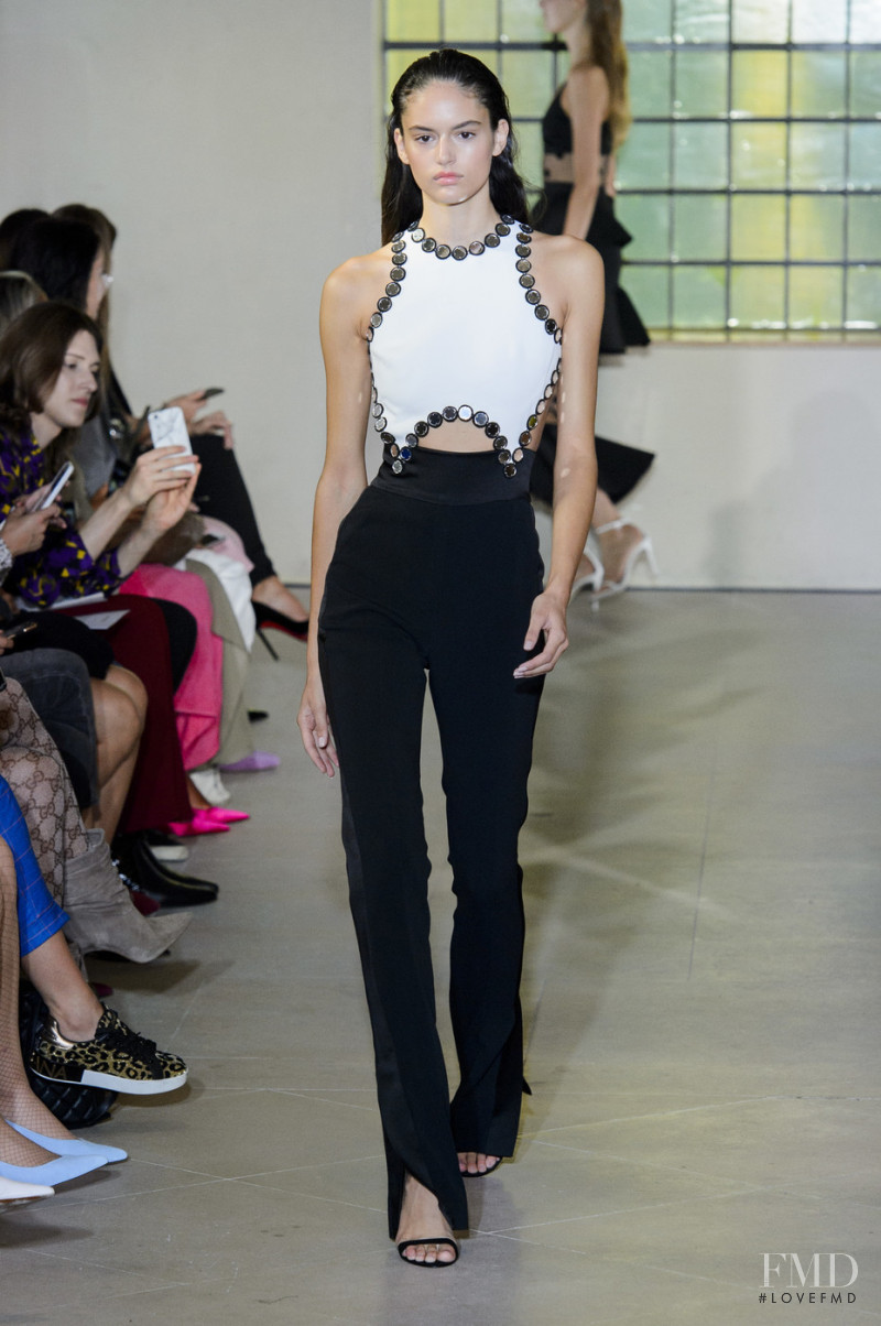 Nikki Vonsee featured in  the David Koma fashion show for Spring/Summer 2019