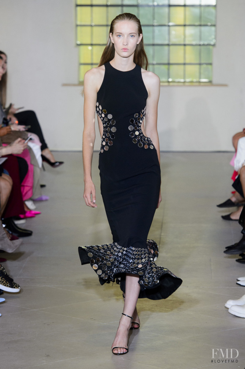 Kateryna Zub featured in  the David Koma fashion show for Spring/Summer 2019
