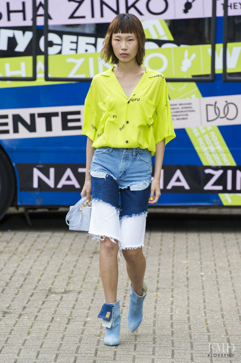 Sujin Lee featured in  the Natasha Zinko fashion show for Spring/Summer 2019