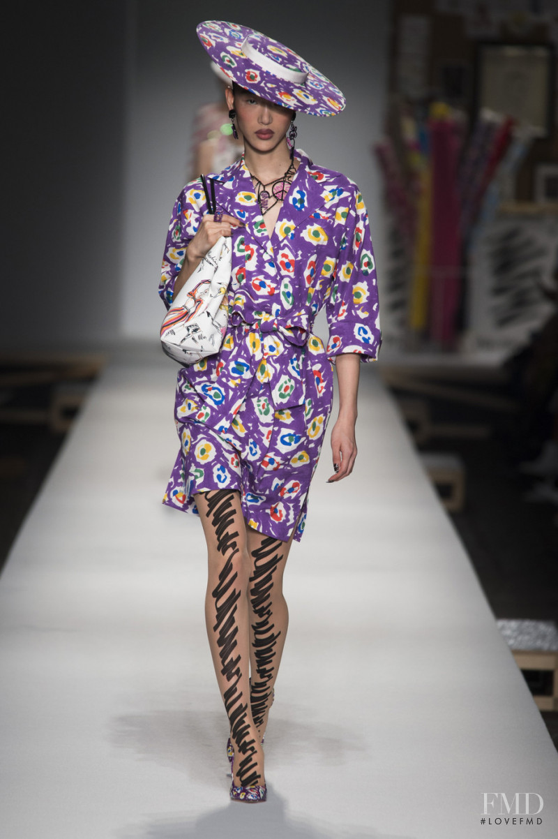 So Ra Choi featured in  the Moschino fashion show for Spring/Summer 2019