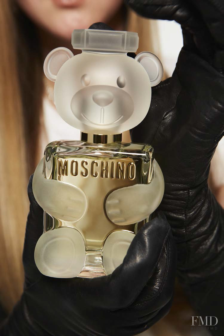 Devon Aoki featured in  the Moschino Fragrance Toy 2 advertisement for Autumn/Winter 2018