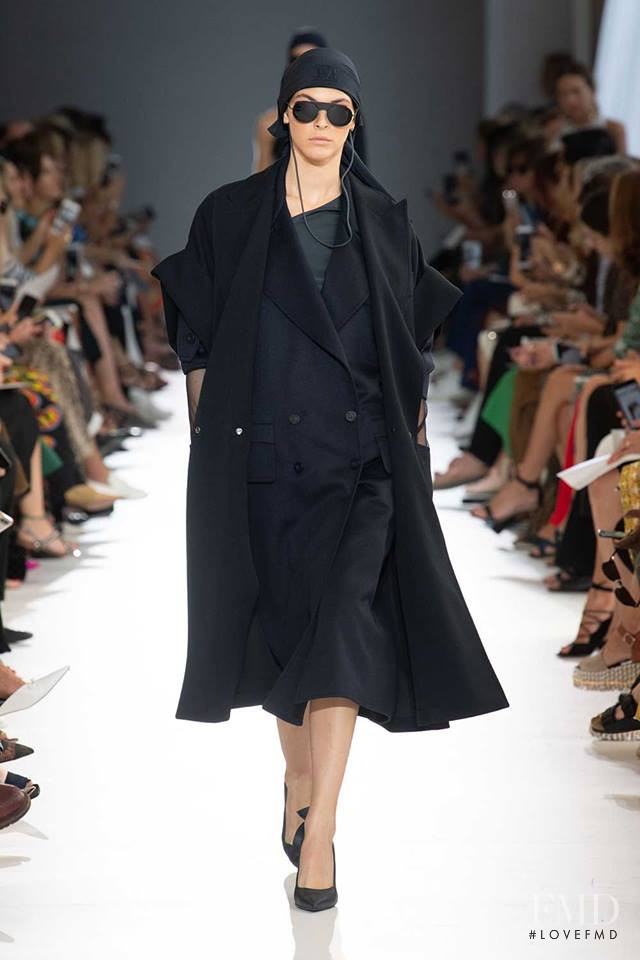 Vittoria Ceretti featured in  the Max Mara fashion show for Spring/Summer 2019