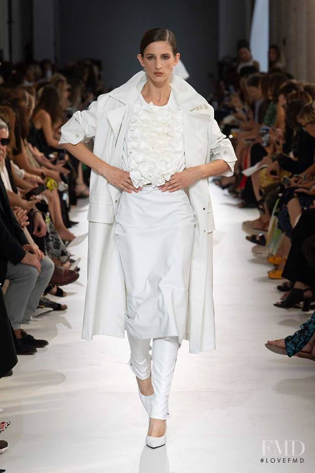Rachel Marx featured in  the Max Mara fashion show for Spring/Summer 2019