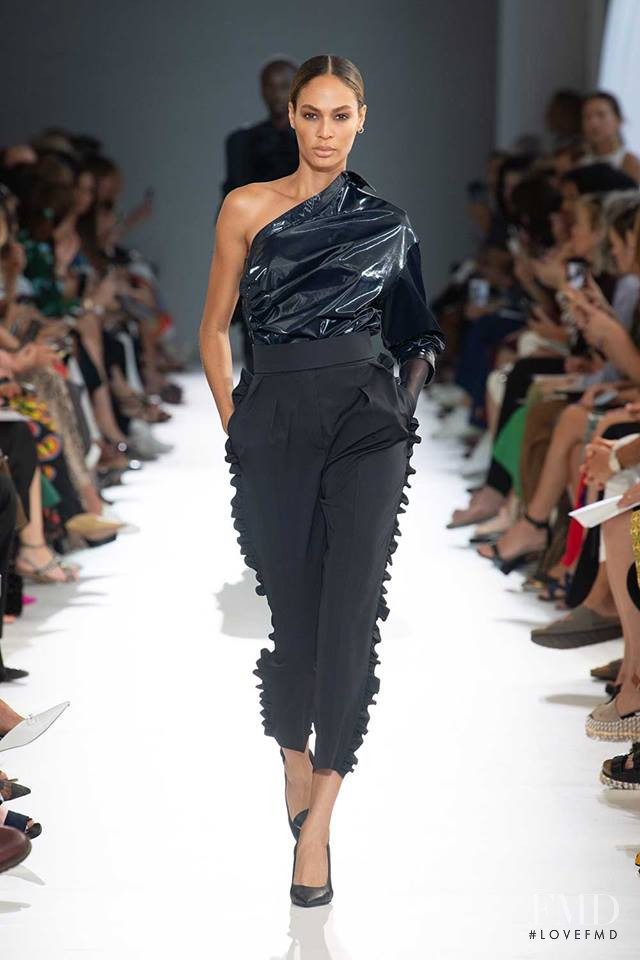 Joan Smalls featured in  the Max Mara fashion show for Spring/Summer 2019